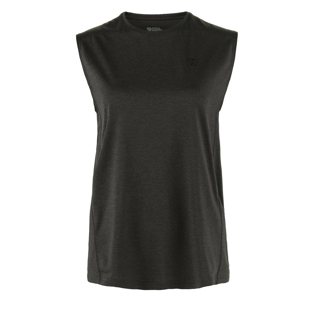 Fjallraven Womens Abisko Day Hike Tank Top Black - Parasol Store