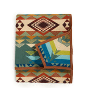 Pendleton Jacquard Napped Robe Highland Peak Balsam - Parasol Store