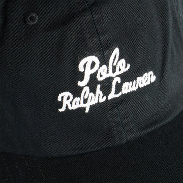 Polo Ralph Lauren Embroidered Twill Ball Cap Black