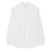 Portuguese Flannel L/S Seersucker Atlantico Shirt Multi Stripe - Parasol Store