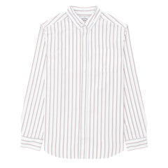 Portuguese Flannel L/S Seersucker Atlantico Shirt Multi Stripe - Parasol Store