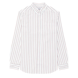 Portuguese Flannel L/S Seersucker Atlantico Shirt Multi Stripe - Parasol Store