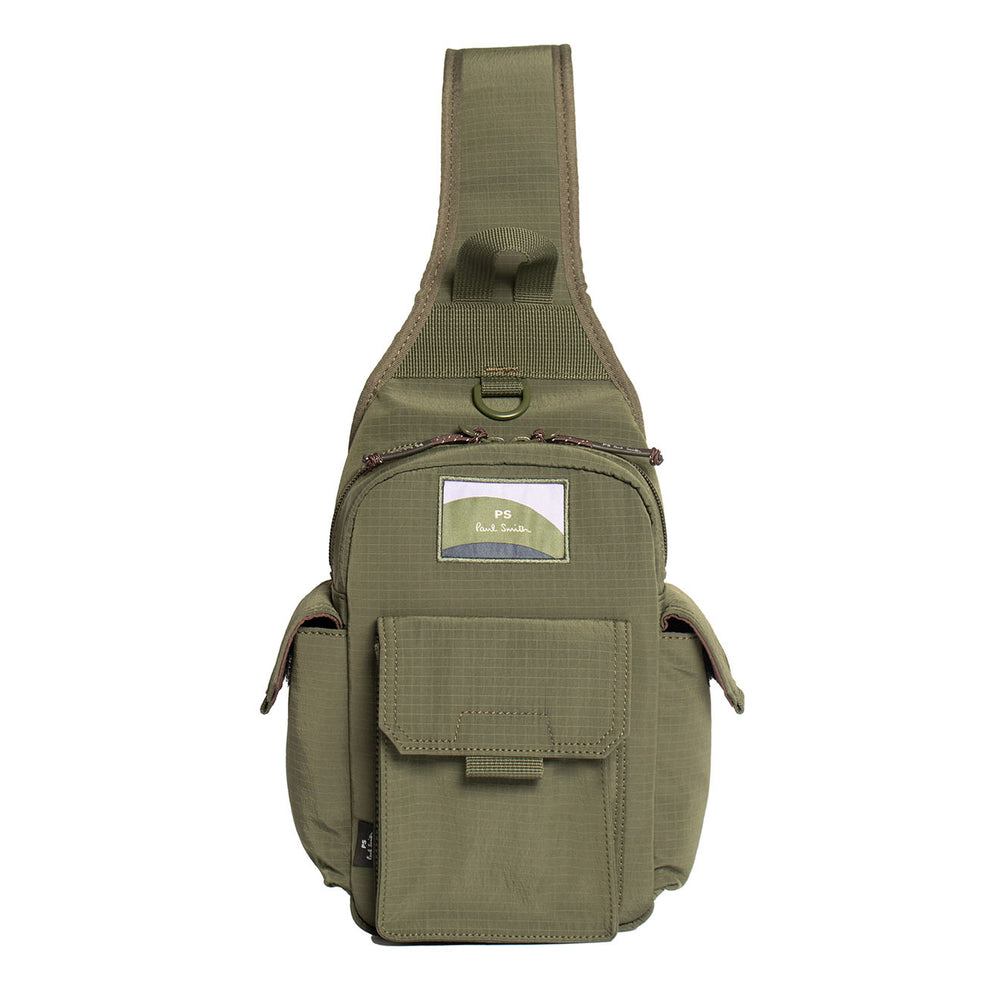 Paul Smith Sling Bag Olive Green - Parasol Store