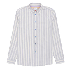 Paul Smith L/S Regular Fit Shirt Light Blue and White Stripes - Parasol Store