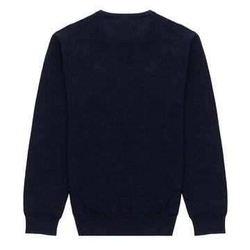 Polo Ralph Lauren Cotton Crewneck Jumper Navy Heather - Parasol Store