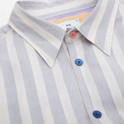 Paul Smith L/S Regular Fit Shirt Light Blue and White Stripes - Parasol Store