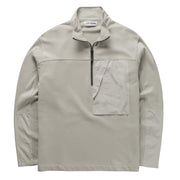 Left Hand Half Zip Sweat Stone - Parasol Store