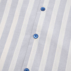 Paul Smith L/S Regular Fit Shirt Light Blue and White Stripes - Parasol Store