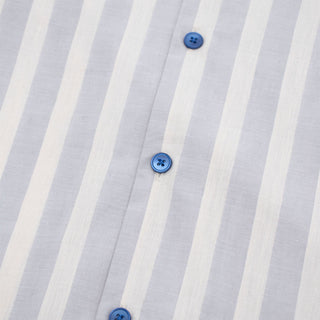 Paul Smith L/S Regular Fit Shirt Light Blue and White Stripes - Parasol Store