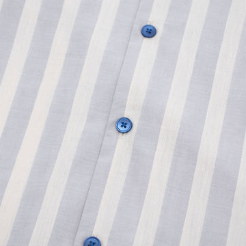 Paul Smith L/S Regular Fit Shirt Light Blue and White Stripes - Parasol Store