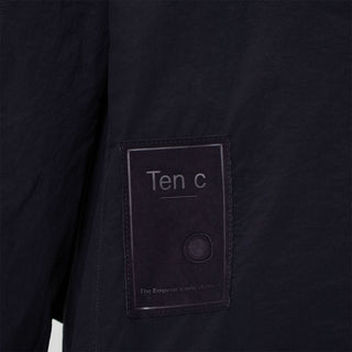 Ten C Lightweight Hooded Jacket Blue - Parasol Store