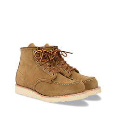 Red Wing Womens 6-Inch Classic Moc Olive Mohave - Parasol Store