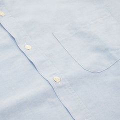 Portuguese Flannel L/S Oxford Button Down Belavista Shirt Sky - Parasol Store