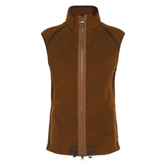 Barbour Langdale Fleece Gilet Rust Brown - Parasol Store