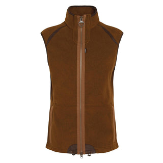Barbour Langdale Fleece Gilet Rust Brown - Parasol Store