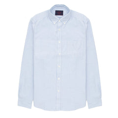 Portuguese Flannel L/S Oxford Button Down Belavista Shirt Sky - Parasol Store