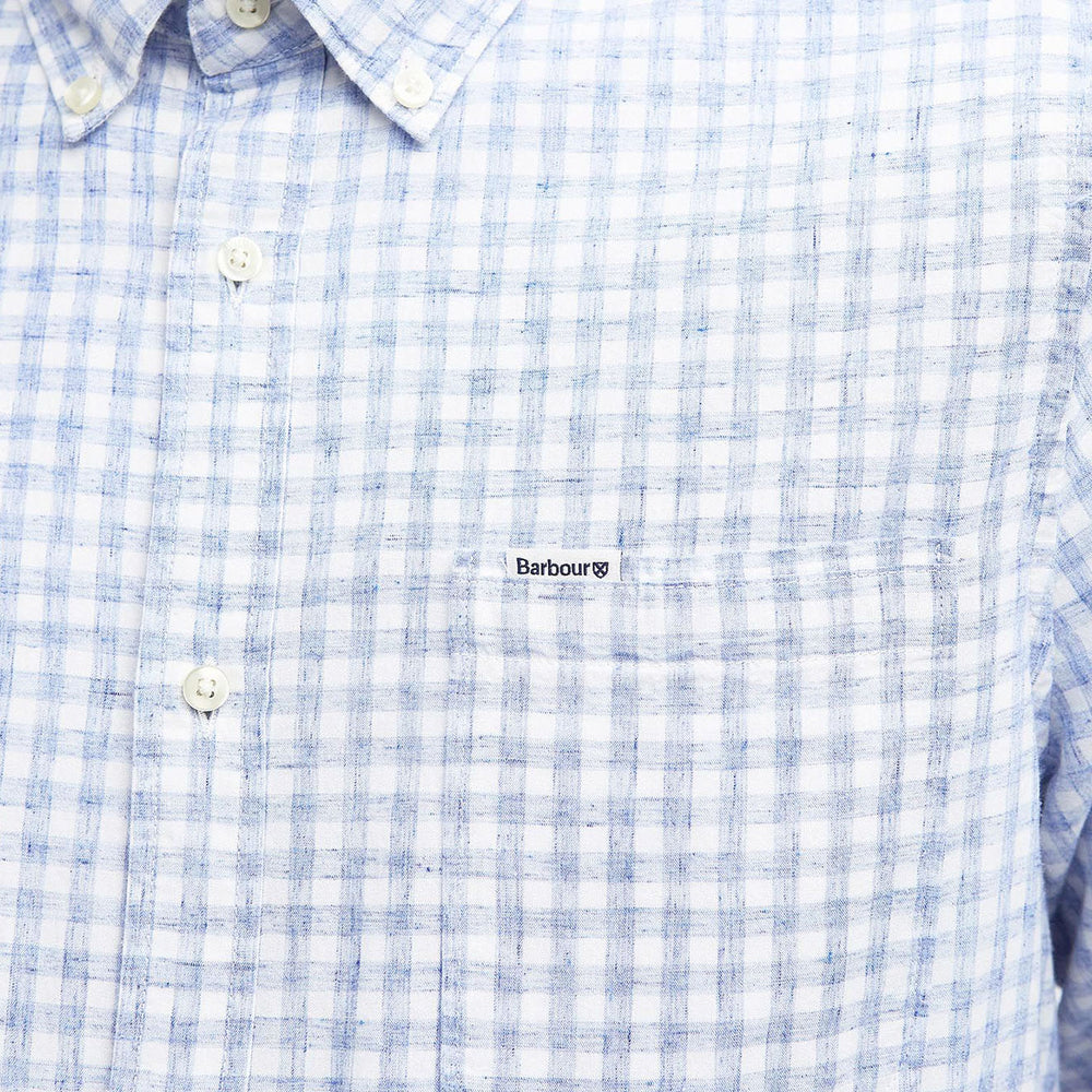 Barbour Kanehill Tailored Shirt Sky - Parasol Store