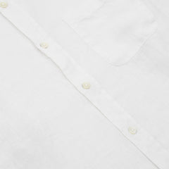 Portuguese Flannel L/S Linen Shirt White - Parasol Store