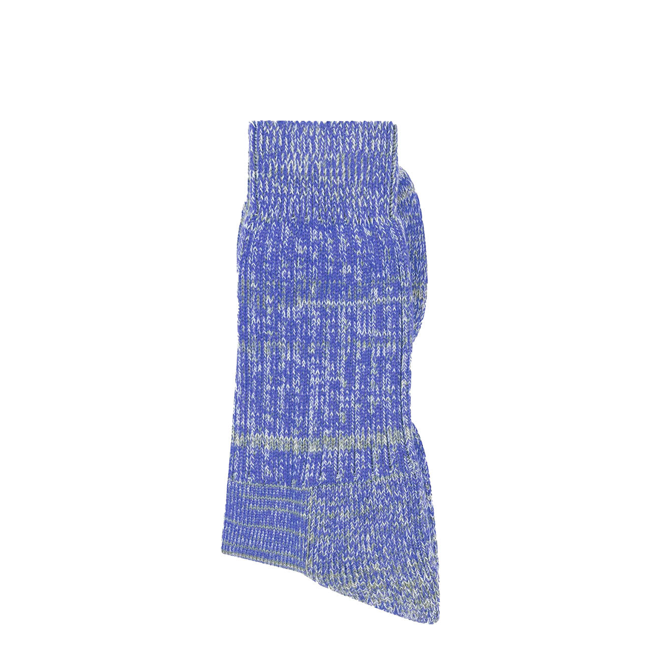 Uskees 4006 Organic Cotton Sock Ultra Blue Mix - Parasol Store