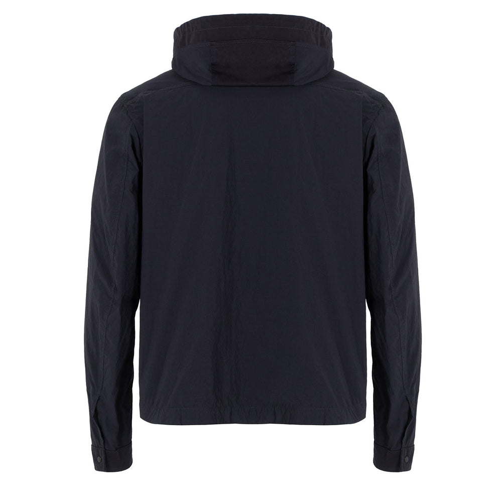 Ten C Lightweight Hooded Jacket Blue - Parasol Store