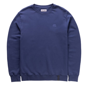 Left Hand Crew Sweatshirt Navy - Parasol Store