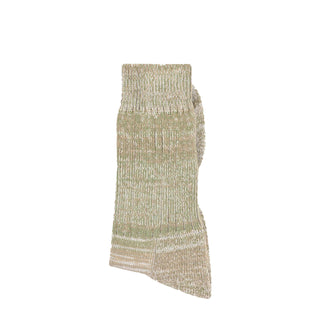 Uskees 4006 Organic Cotton Sock Khaki Mix - Parasol Store