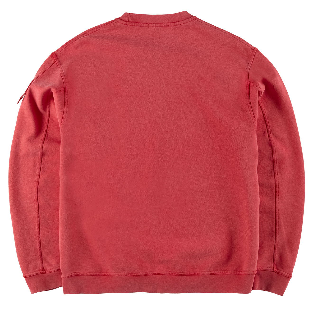 ST95 Luna Nucleo Oversized Crew Sweatshirt Washed Red - Parasol Store