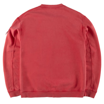 ST95 Luna Nucleo Oversized Crew Sweatshirt Washed Red - Parasol Store