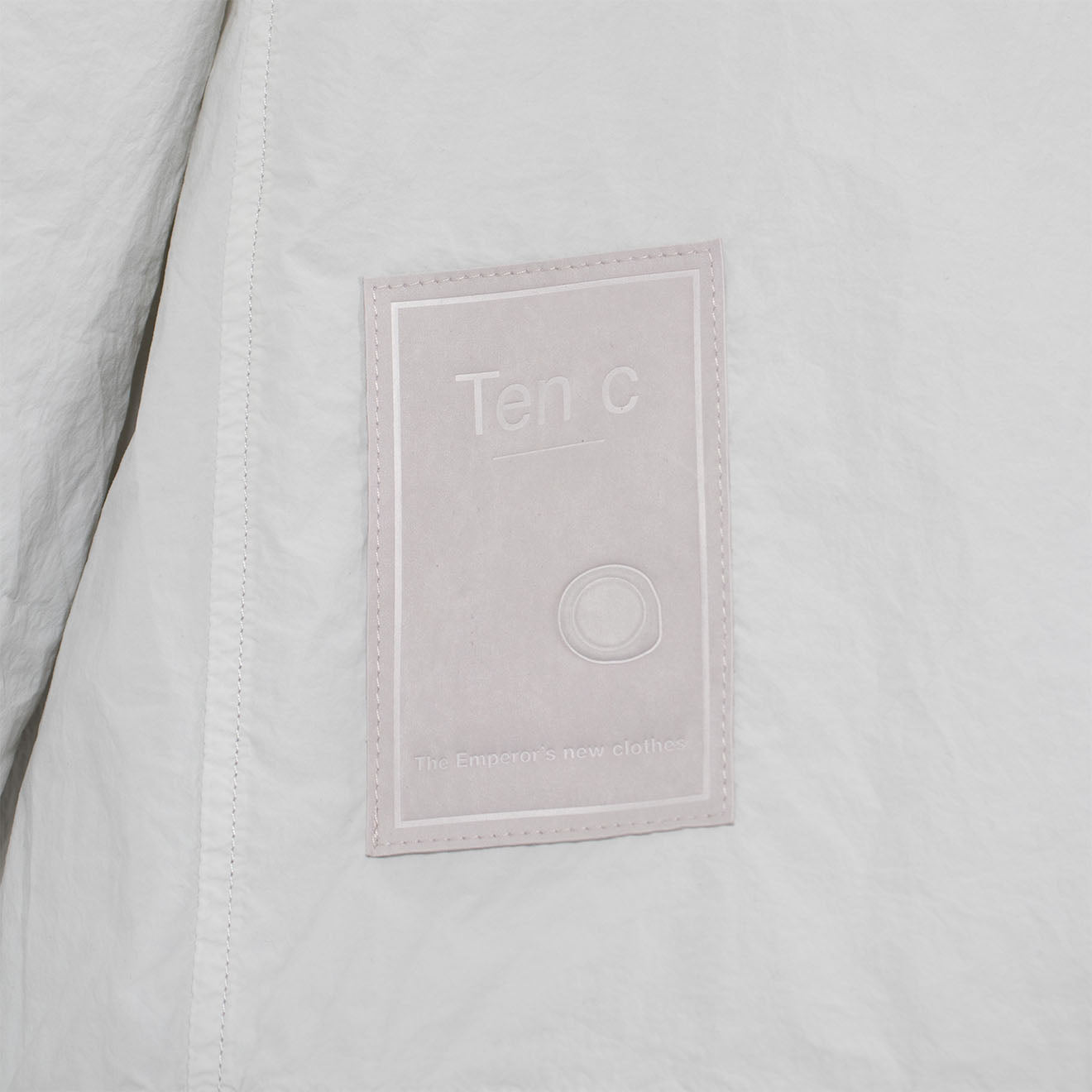 Ten C Lightweight Jacket Grey Microchip - Parasol Store