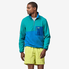 Patagonia Microdini 1/2 Zip Pullover Fleece Vessel Blue - Parasol Store
