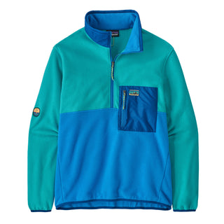 Patagonia Microdini 1/2 Zip Pullover Fleece Vessel Blue - Parasol Store