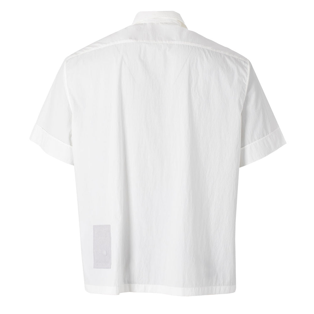 Ten C Camicia Manica Corta Shirt White Snow - Parasol Store