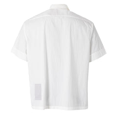 Ten C Camicia Manica Corta Shirt White Snow - Parasol Store