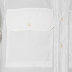 Ten C Camicia Manica Corta Shirt White Snow - Parasol Store