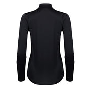 Paramo Womens Cambia Zip Neck Top Black Paramo