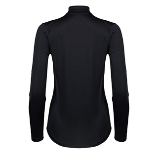 Paramo Womens Cambia Zip Neck Top Black Paramo