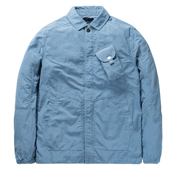 Left Hand Sesia Overshirt Mid Blue - Parasol Store