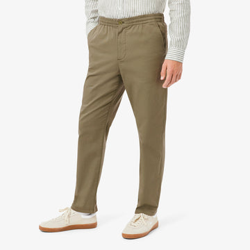 Lacoste Drawstring Trousers Khaki Green - Parasol Store