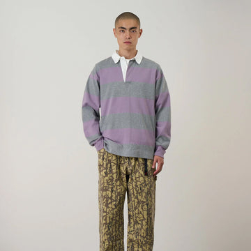 Gramicci Langdon Rugby Shirt L/S Heather / Purple