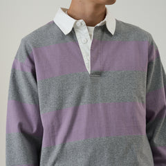 Gramicci Langdon Rugby Shirt L/S Heather / Purple
