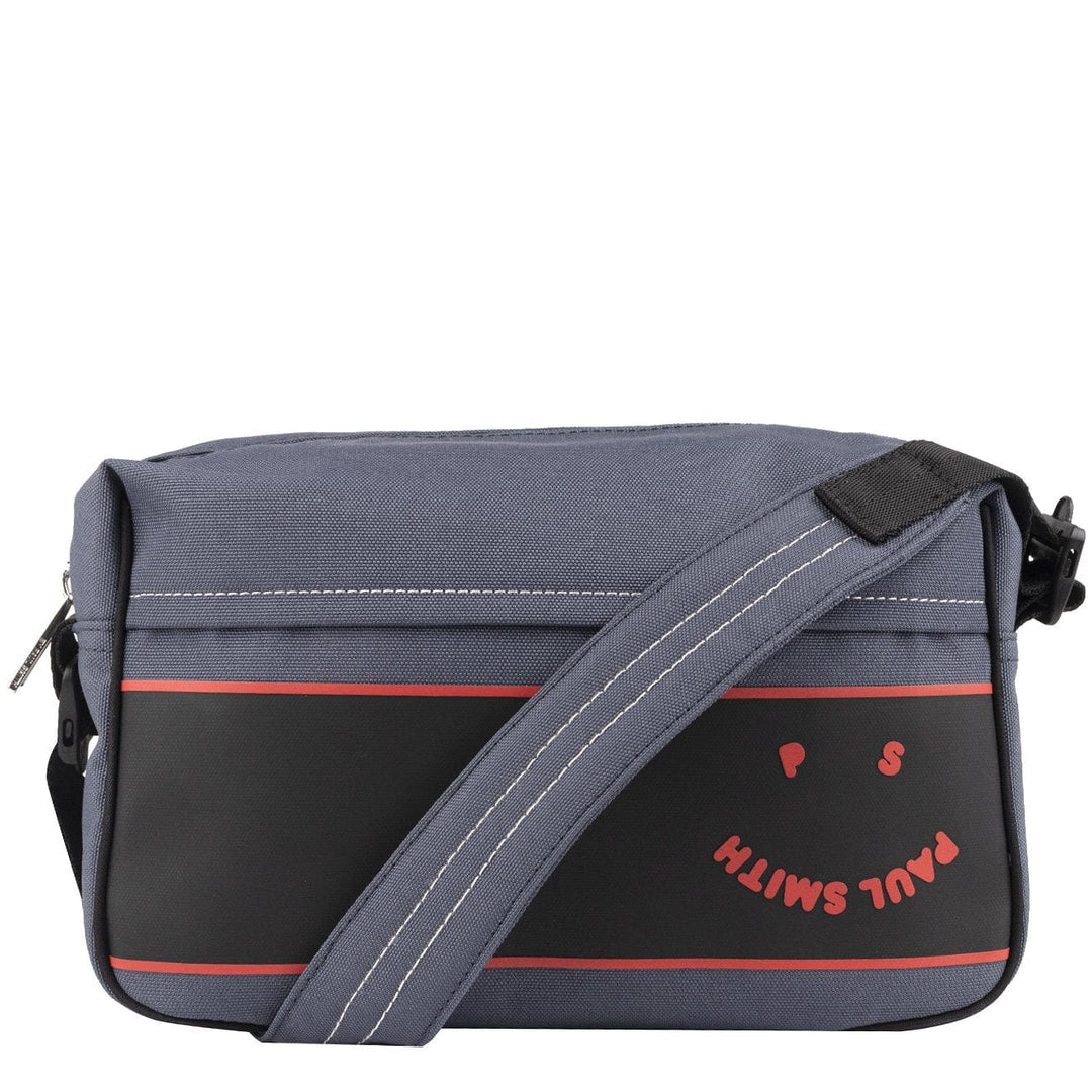 Paul Smith Cross Body Face Logo Bag Navy - Parasol Store