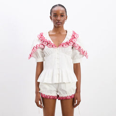 Damson Madder Caroline Blouse Cherries - Parasol Store