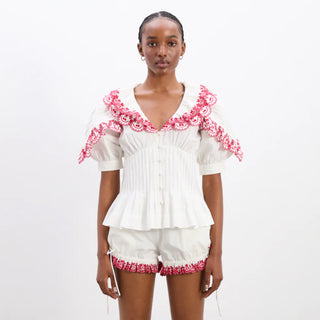 Damson Madder Caroline Blouse Cherries - Parasol Store