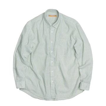 Frizmworks OG Stripe Seersucker Shirt Green - Parasol Store