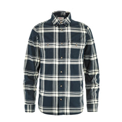 Fjallraven Ovik Lite Flannel Shirt Classic Dark Navy / Chalk White