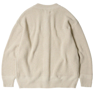 Frizmworks Heavy Wool Round Cardigan Cream - Parasol Store