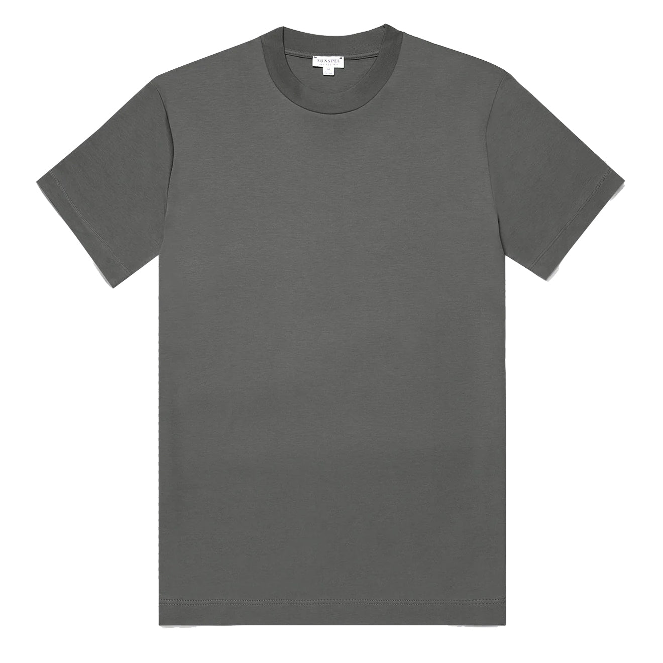 Sunspel Relaxed Fit Heavyweight T‑Shirt Drill Green - Parasol Store