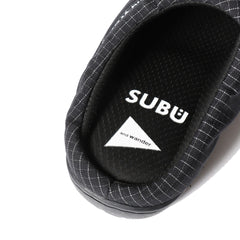 Subu × And Wander Reflective Rip Slipper Black And Wander