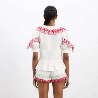 Damson Madder Caroline Blouse Cherries - Parasol Store