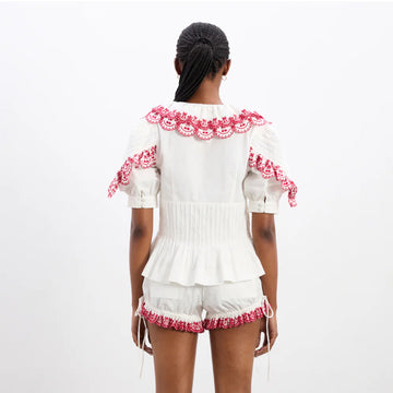 Damson Madder Caroline Blouse Cherries - Parasol Store